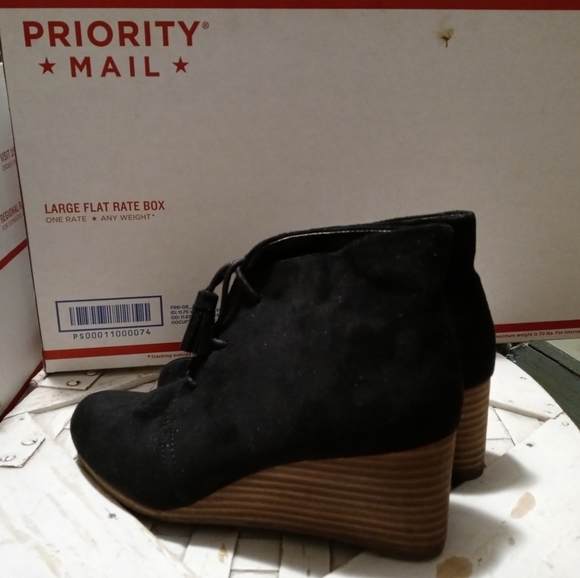 🎻👢DR. SCHOLLS DAKOTA BLACK BOOTS. - Picture 3 of 14